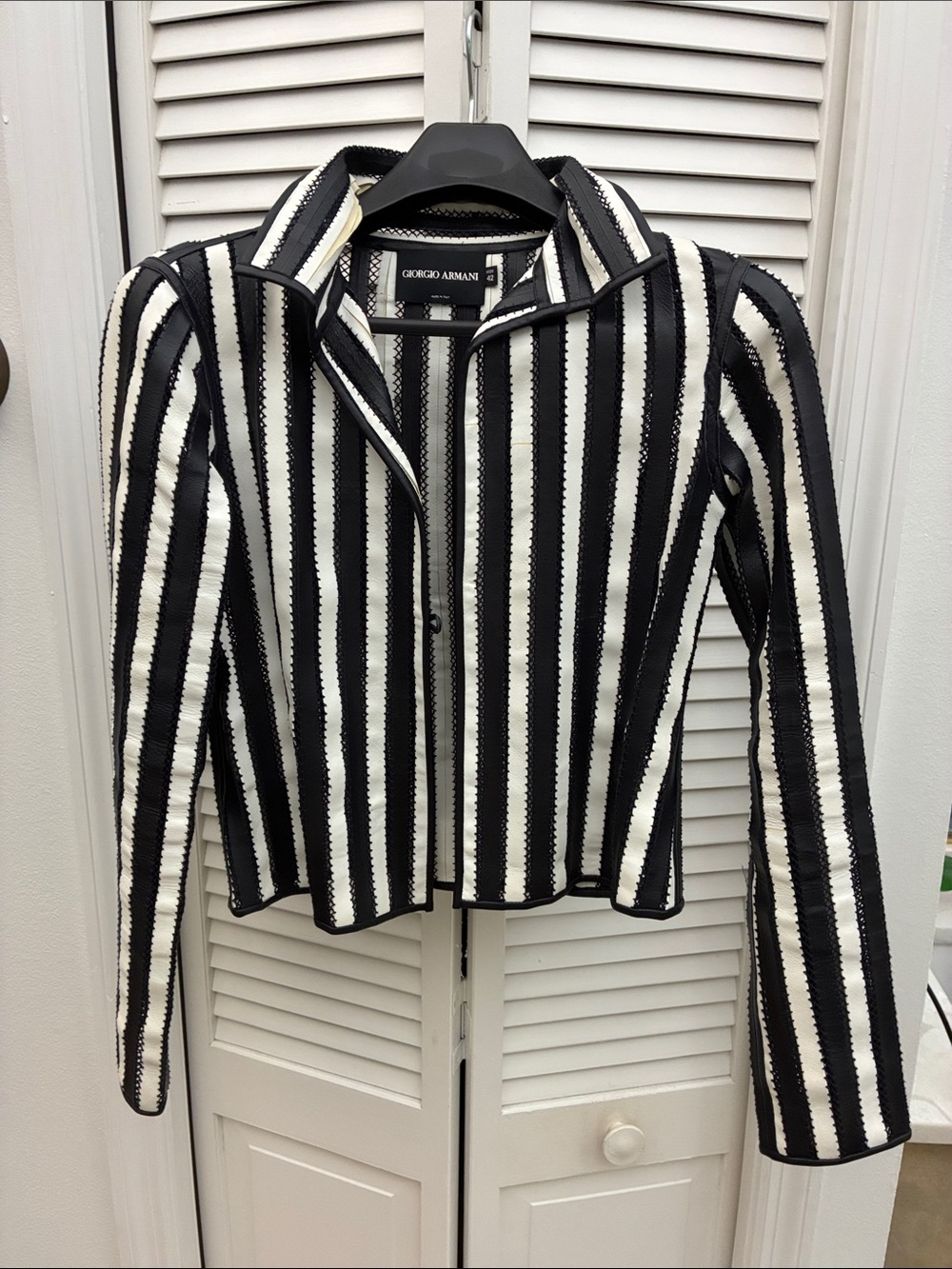 Armani leather jacket